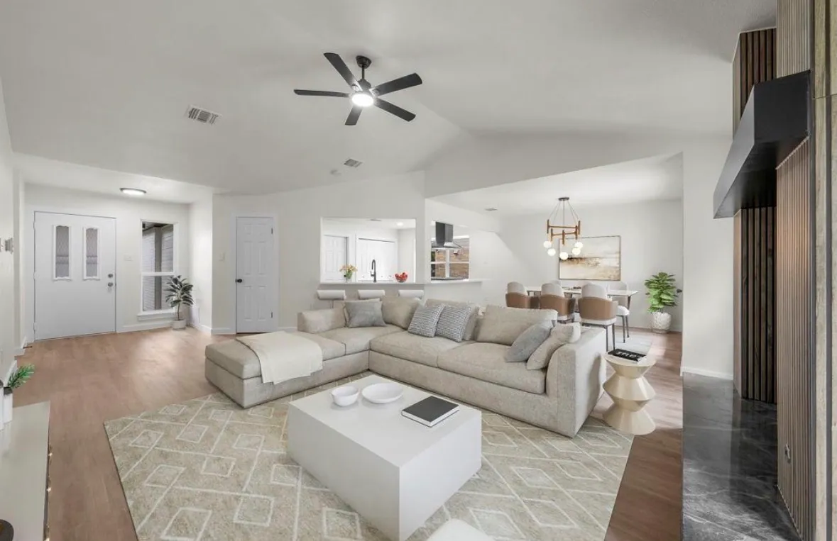A bright, open Central Texas living space