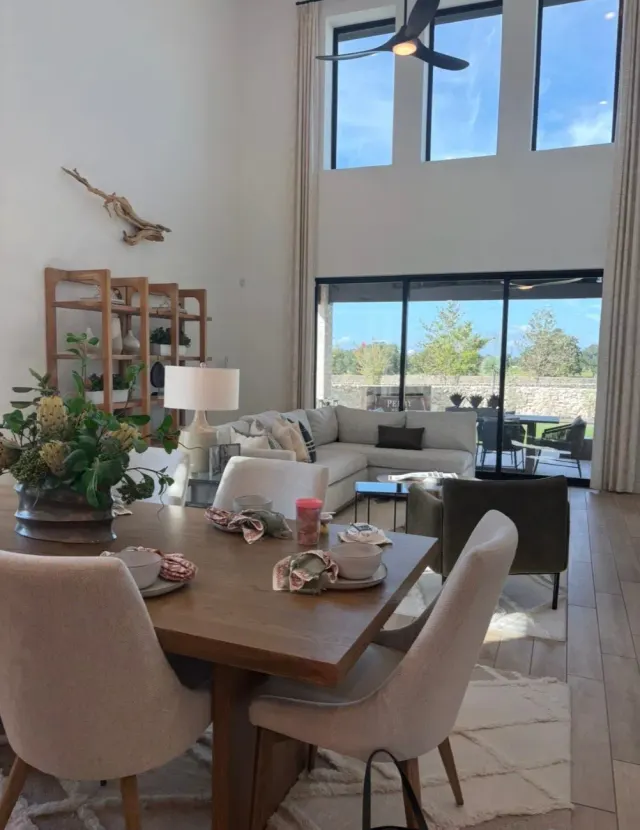 A bright Central Texas great room